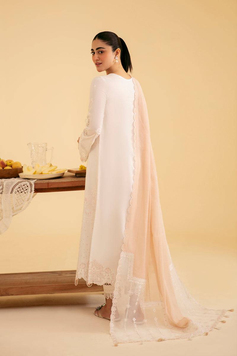 Qalamkar | Qlinekari Luxury Lawn | SQ-07 CARMIN - Pakistani Designer Dress - by Qalamkar | Type: Luxury - 100% Original at Saira Sultan