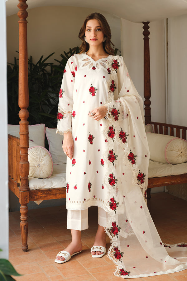 Baroque | Luxury Pret 24 | LAWN UF-647 - Pakistani Designer Dress - by Baroque | Type: Luxury - 100% Original at Saira Sultan
