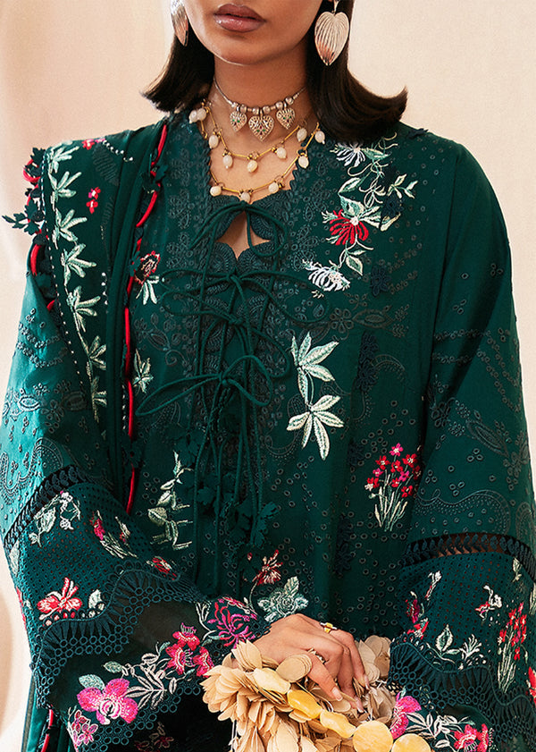 Suffuse | Eid Lawn 25 | LEA XS Teal Green Lawn
