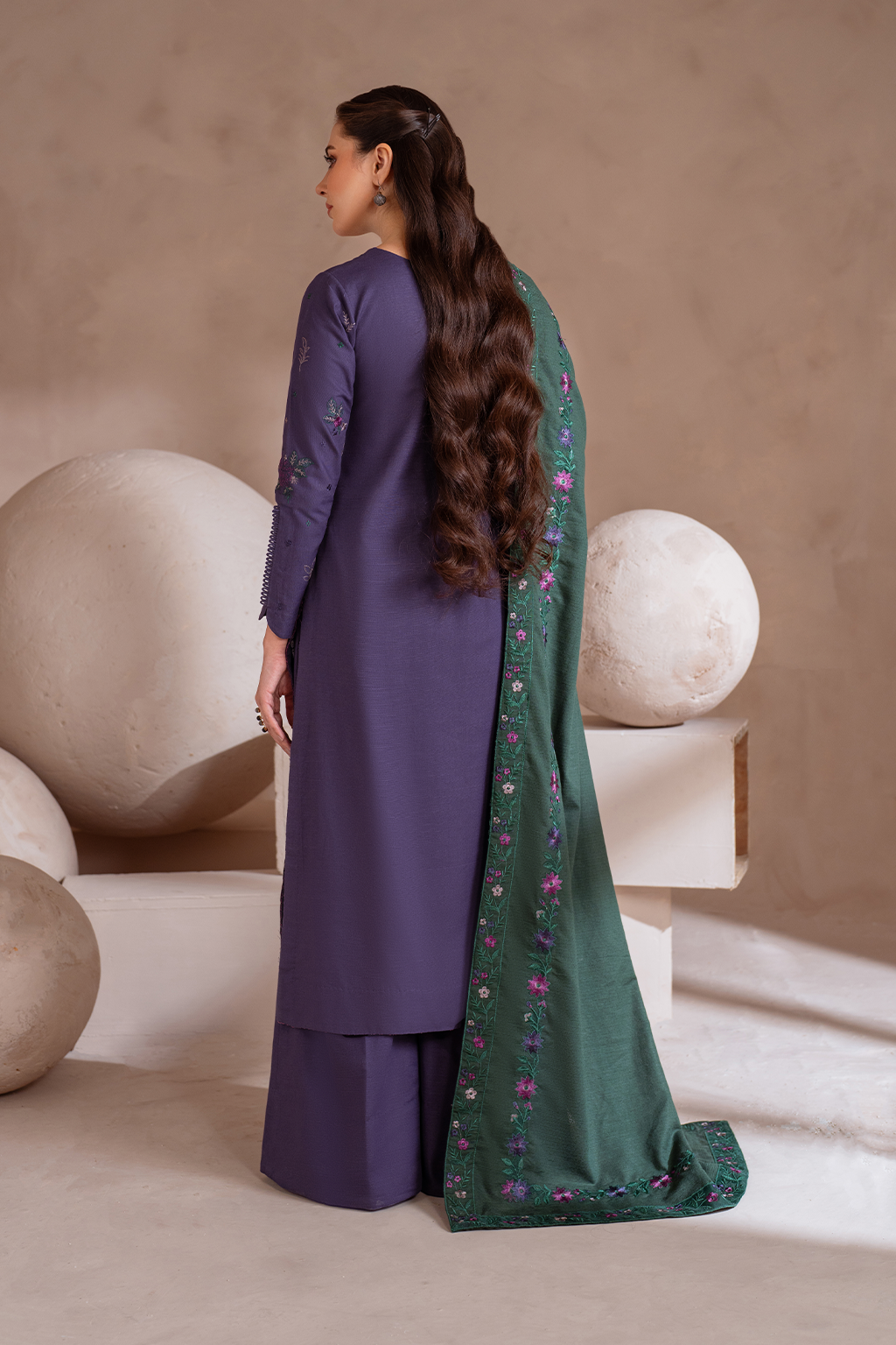 Iznik | Exclusive Winter | UE-366 XS Purple Khaddar