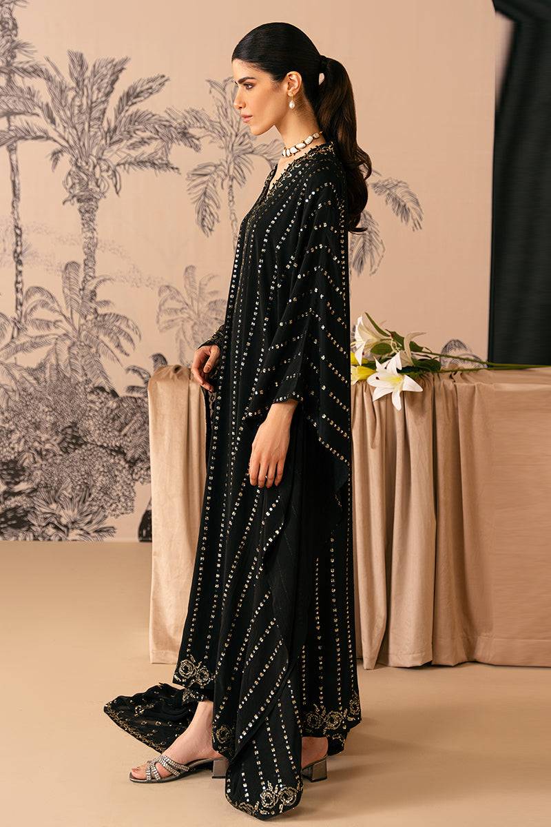 Cross Stitch | Luxe Atelier 24 | MYSTIC RAVEN - Pakistani Designer Dress - by Cross Stitch | Type: Luxury - 100% Original at Saira Sultan