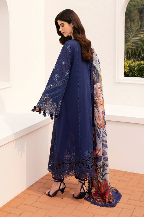Baroque | Eid Lawn 25 | EL-D07 S Navy Blue Lawn