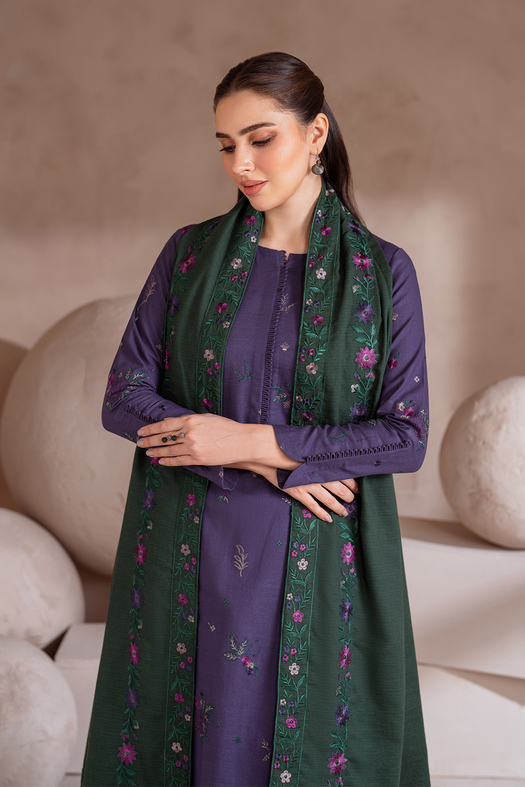 Iznik | Exclusive Winter | UE-366 M Purple Khaddar