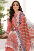 Sobia Nazir | Vital Lawn 25 | 4A M Pinkish Orange Lawn