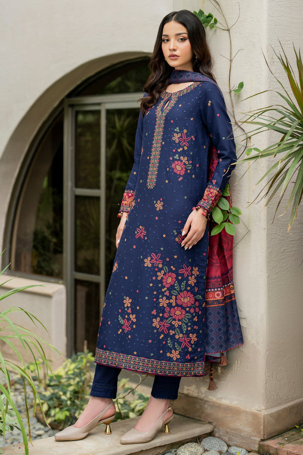 Jazmin | Winter Edition 24 | KHADDAR UW-0051 - Pakistani Designer Dress - by Jazmin | Type: Luxury - 100% Original at Saira Sultan