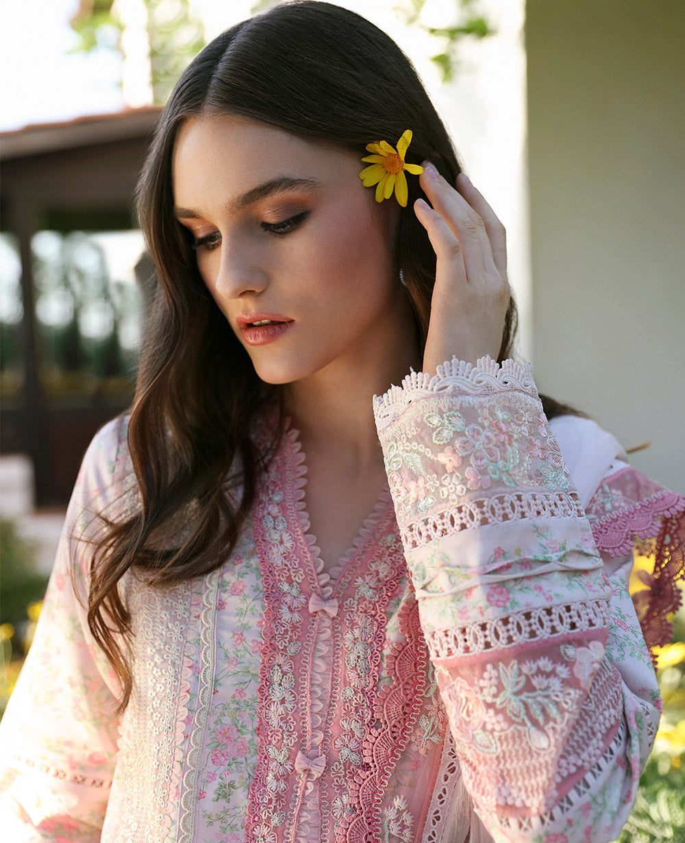 Republic Womenswear | Aylin Summer Lawn 24 | Rosa (D8-B) -  Republic Womenswear Luxury -  Saira Sultan