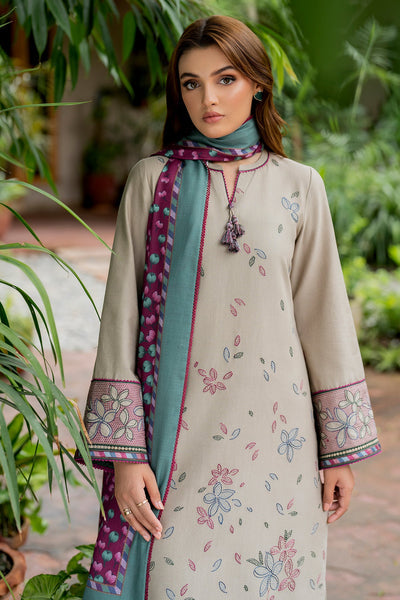 Jazmin | Winter Edition 24 | KHADDAR UW-0052 - Pakistani Designer Dress - by Jazmin | Type: Luxury - 100% Original at Saira Sultan