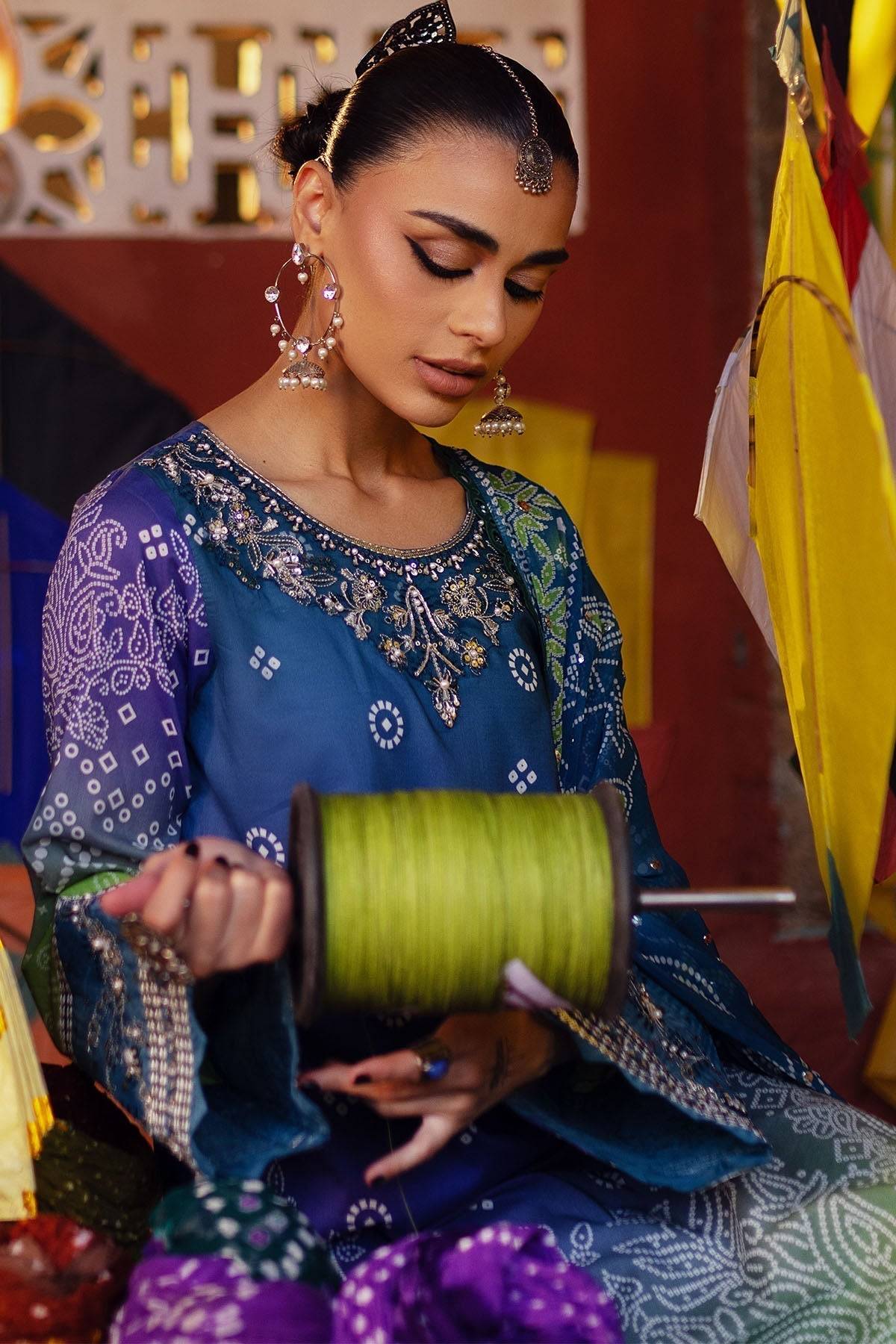 Nureh | Bazaar Lawn | NS-133 - Pakistani Designer Dress - by Nureh | Type: Luxury - 100% Original at Saira Sultan