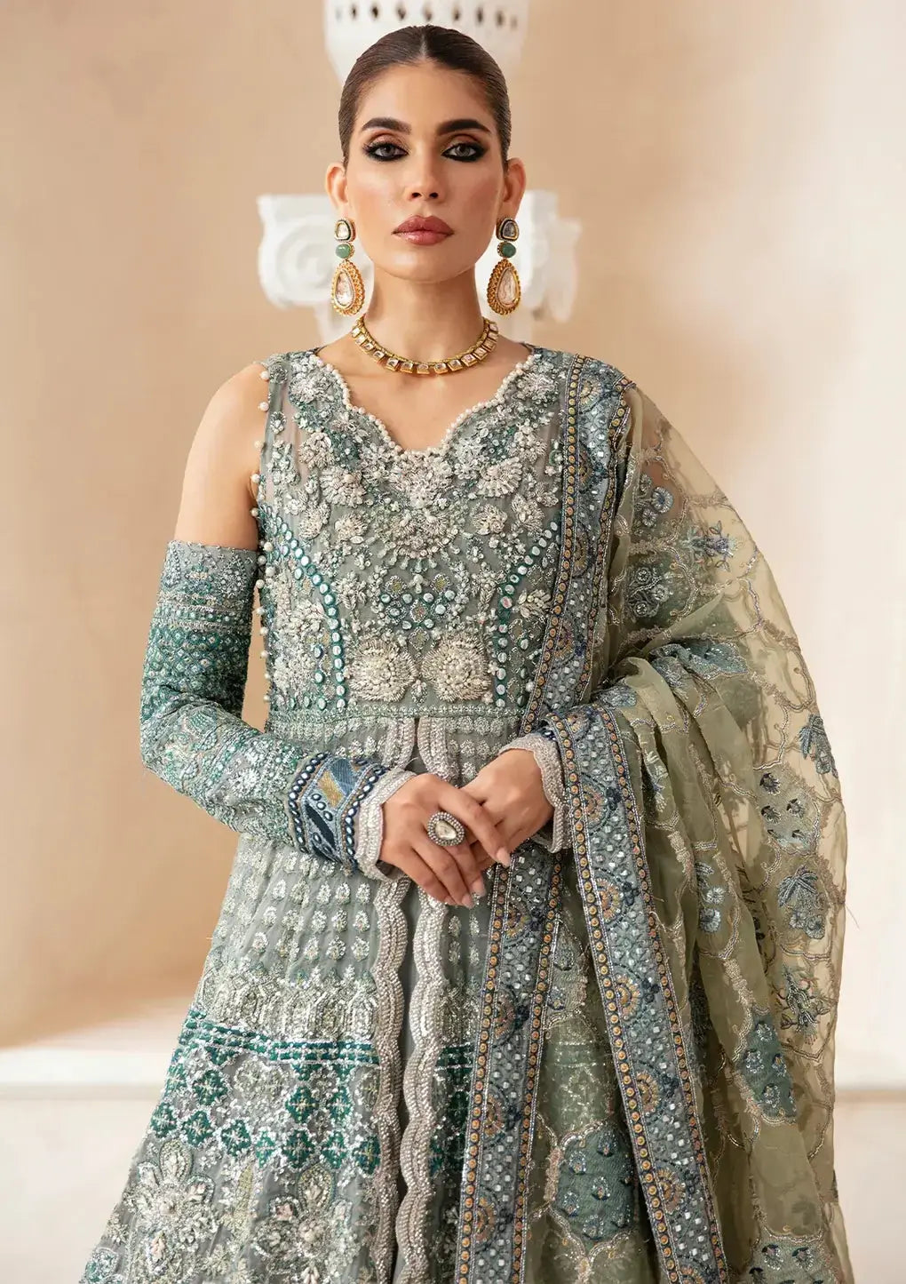 Elaf Premium | Celebrations 23 | ECH-09 NYRA - Pakistani Designer Dress - by Elaf Premium | Type: Bridal - 100% Original at Saira Sultan