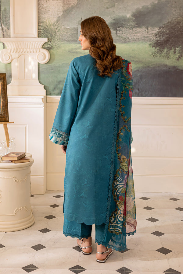Farasha | Seraya Lawn 24 | PERIWINKLE -  Farasha Luxury -  Saira Sultan