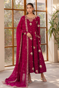 Emaan Adeel | Noore Festive Formals | ZAIMA XS Magenta Organza