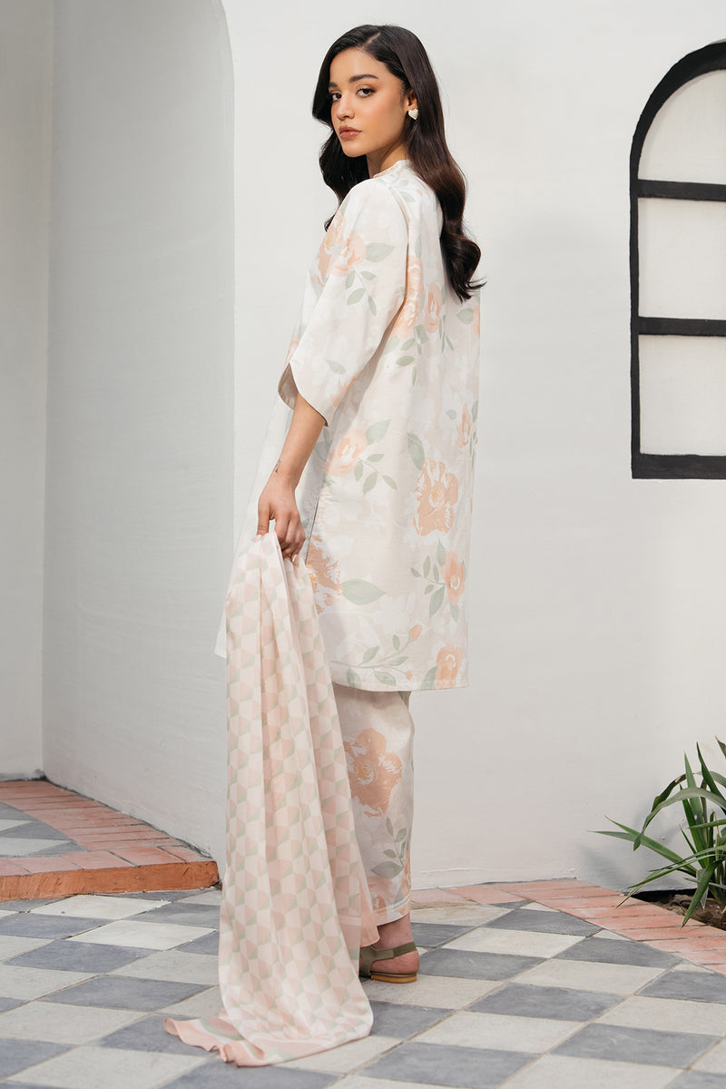Jazmin | Summer Lawn 25 | USE-9187 XS White Lawn