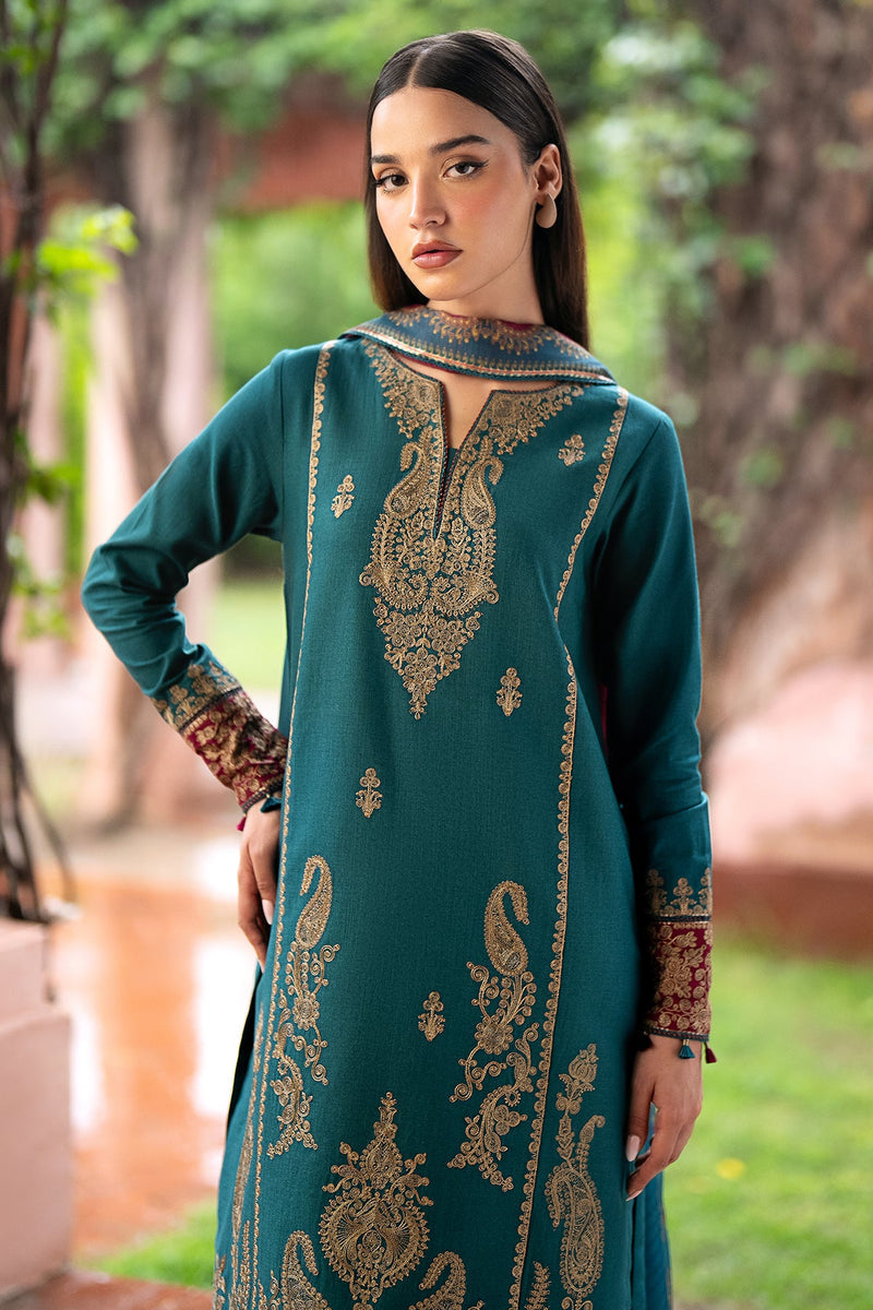 Jazmin | Winter Edition 24 | KHADDAR UW-0070 - Pakistani Designer Dress - by Jazmin | Type: Luxury - 100% Original at Saira Sultan