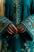 Zara Shahjahan | Coco Eid Edit | Marigold-D4 M Teal Green Jacquard