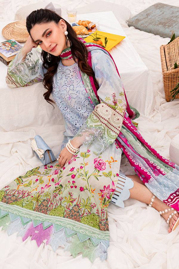 Nureh | Gardenia Lawn 24 | NSG-141 - Pakistani Designer Dress - by Nureh | Type: Luxury - 100% Original at Saira Sultan