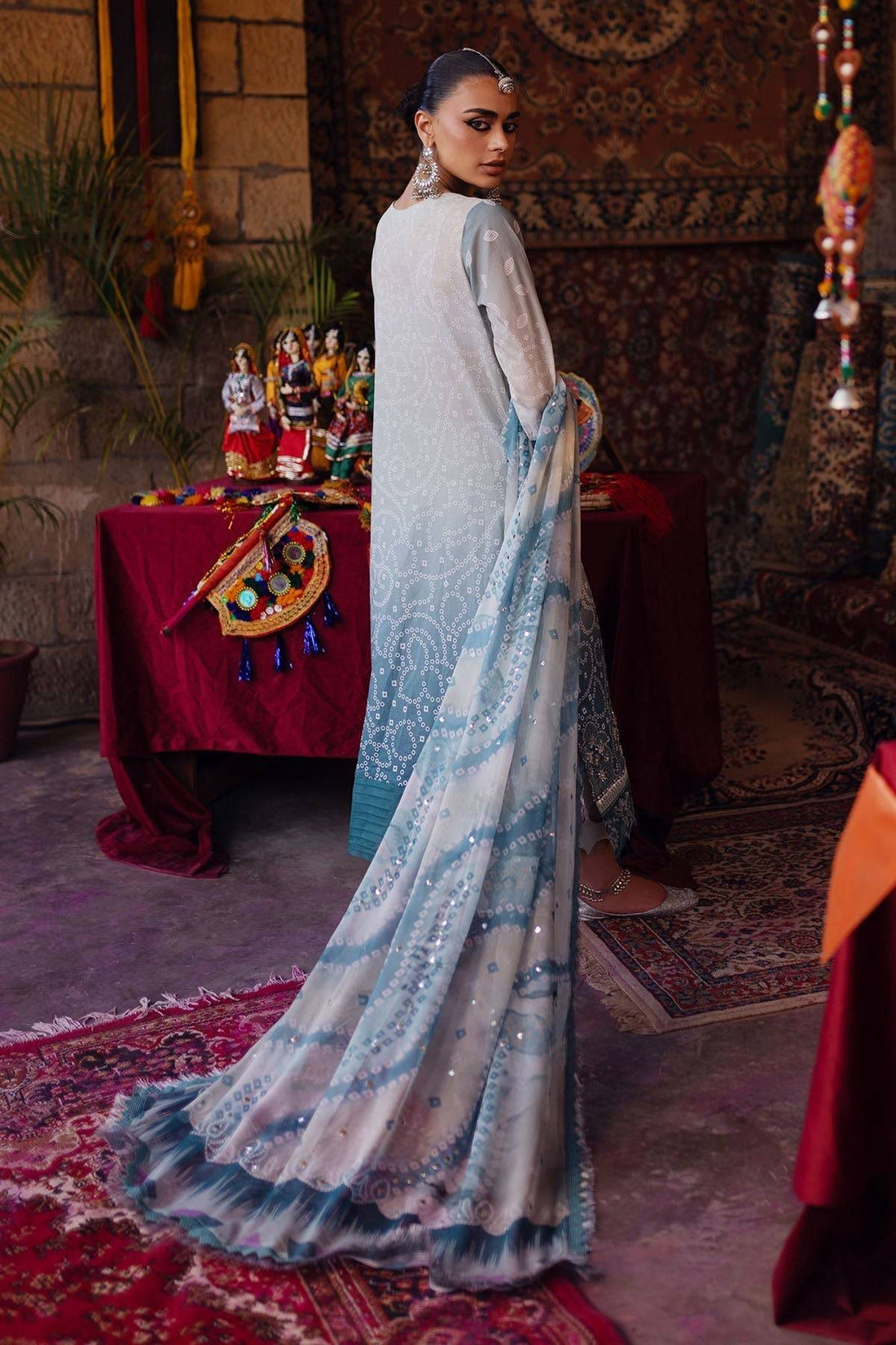 Nureh | Bazaar Lawn | NS-130 - Pakistani Designer Dress - by Nureh | Type: Luxury - 100% Original at Saira Sultan