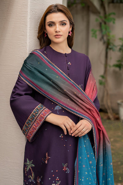 Jazmin | Winter Edition 24 | KHADDAR UW-0050 - Pakistani Designer Dress - by Jazmin | Type: Luxury - 100% Original at Saira Sultan