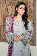 Imrozia Premium | Meeras Luxury Eid 25 | I-228 ZAREEN XL Pastel Gray Organza