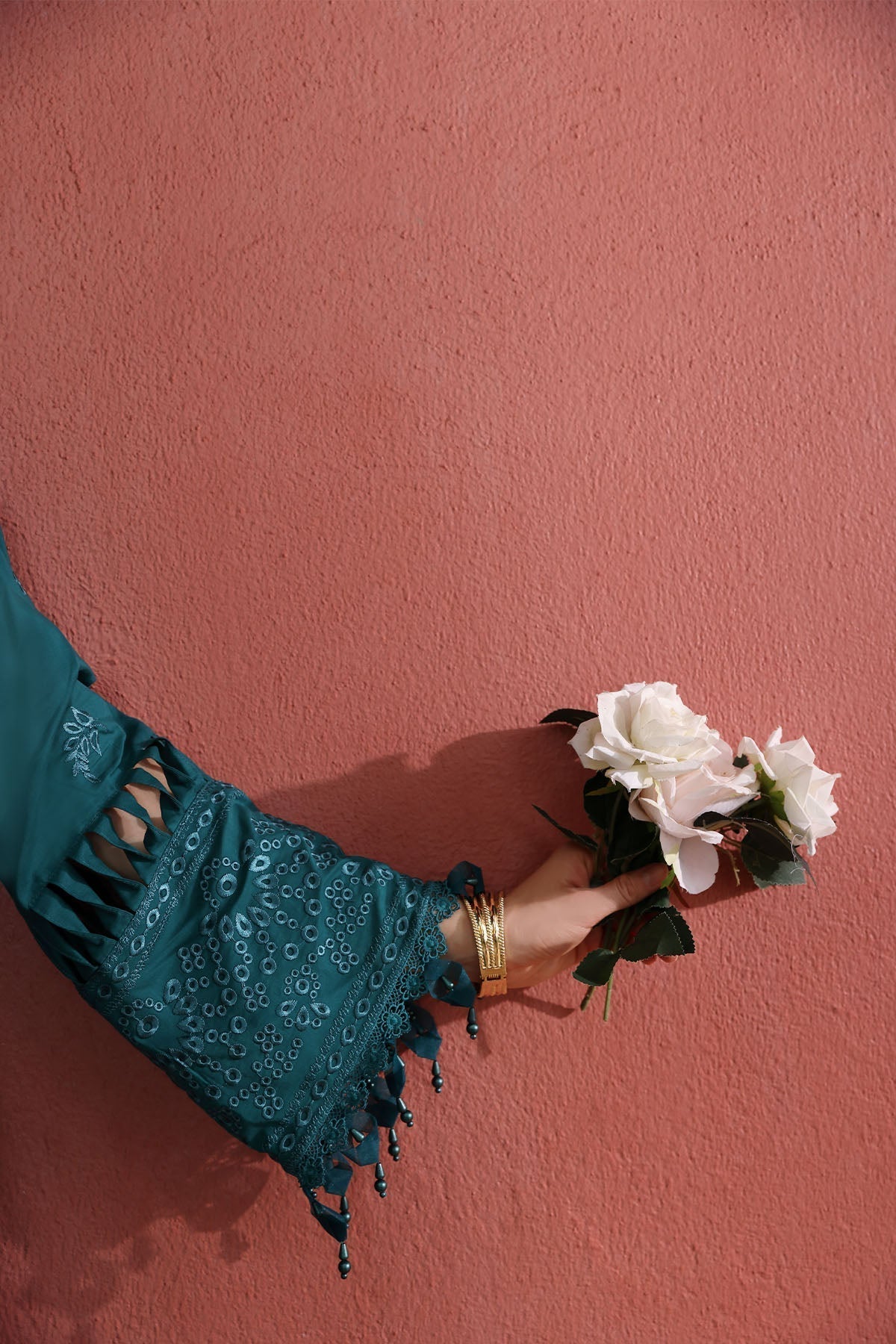 Nureh | Bazaar Lawn 25 | NE-107 XL Dark Teal Green Lawn