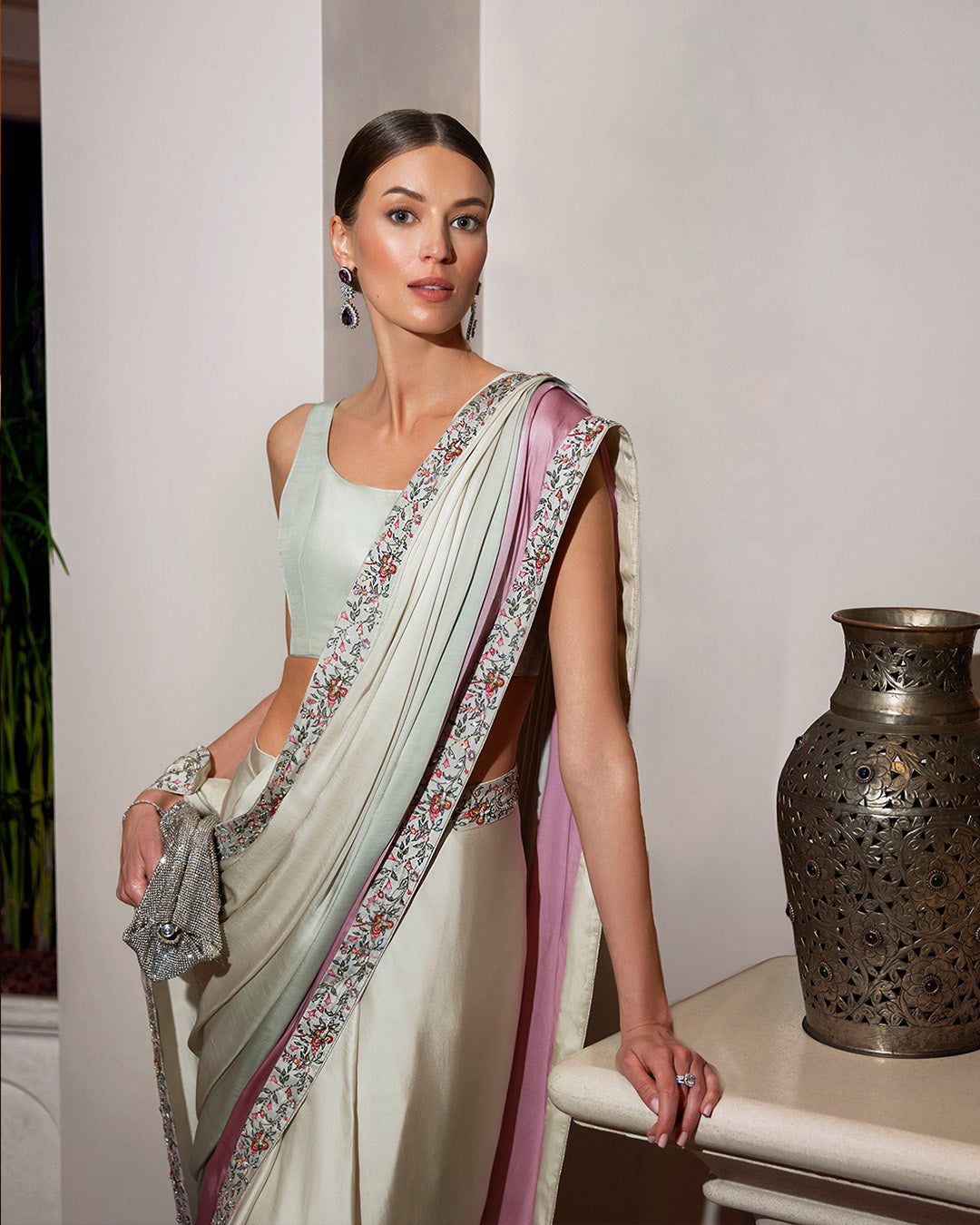 Faiza Saqlain | Zurina Luxury Pret | Lenci - Pakistani Designer Dress - by Faiza Saqlain | Type: Luxury - 100% Original at Saira Sultan
