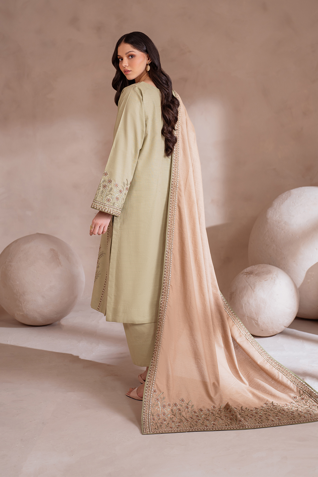 Iznik | Exclusive Winter | UE-359 XS Sand Khaddar