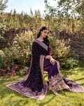 Faiza Saqlain | Adeen Formals | Vespera L Dark Plum Silk