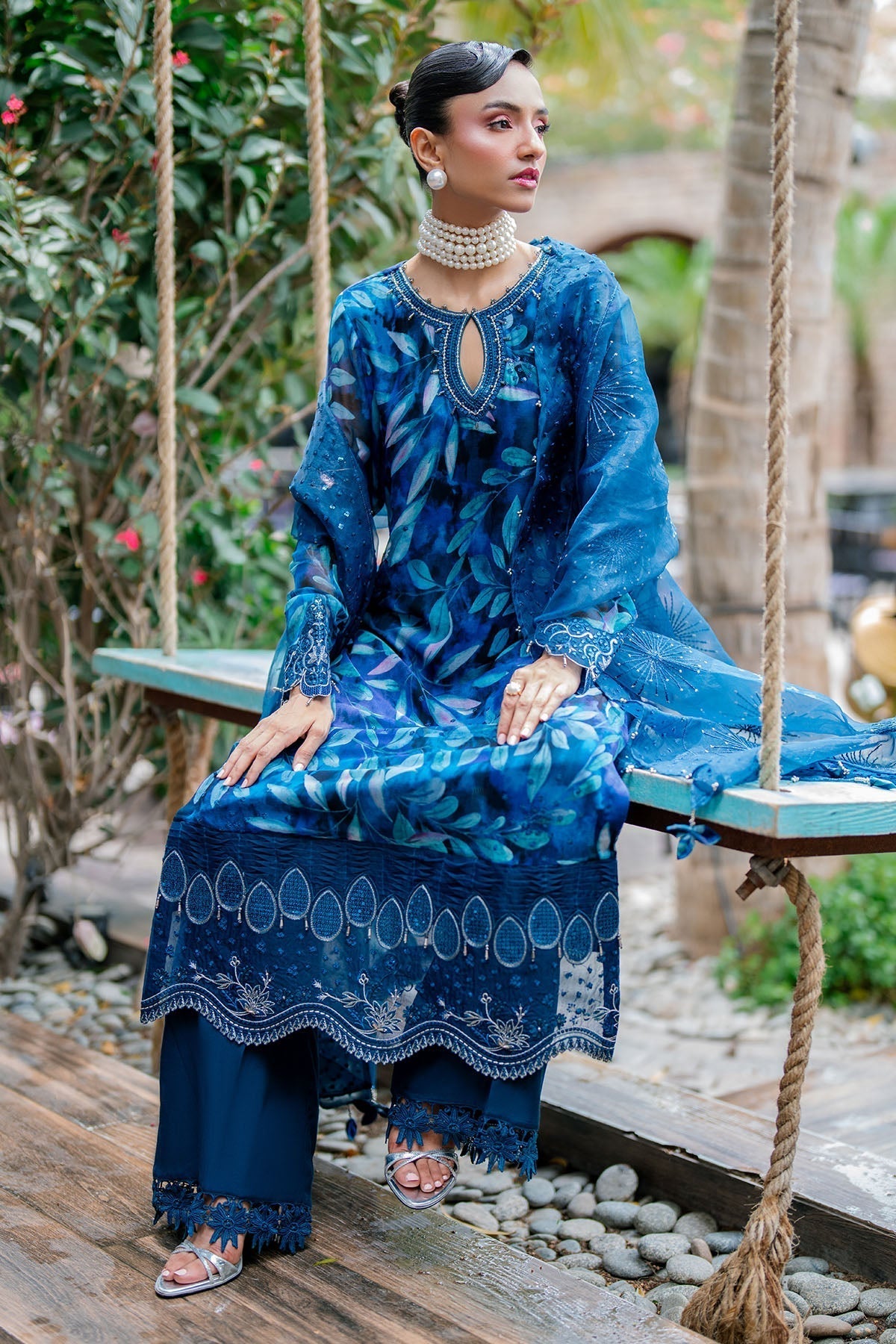Nureh | Ballerina Formals | NU2-153 - Pakistani Designer Dress - by Nureh | Type: Luxury - 100% Original at Saira Sultan
