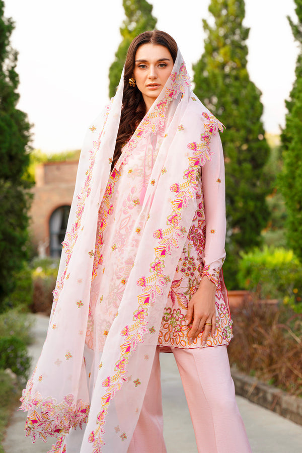 Enzo | Leia Silk Pret | Lauren M Light Pink Korean Raw Silk