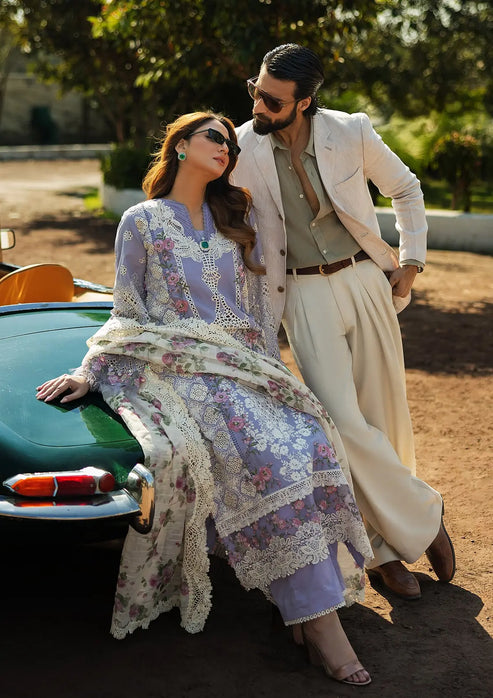 Kahf Premium | Luxury Lawn 25 | KLR-01 Maeve -  Kahf Premium Ladies Clothes -  Saira Sultan