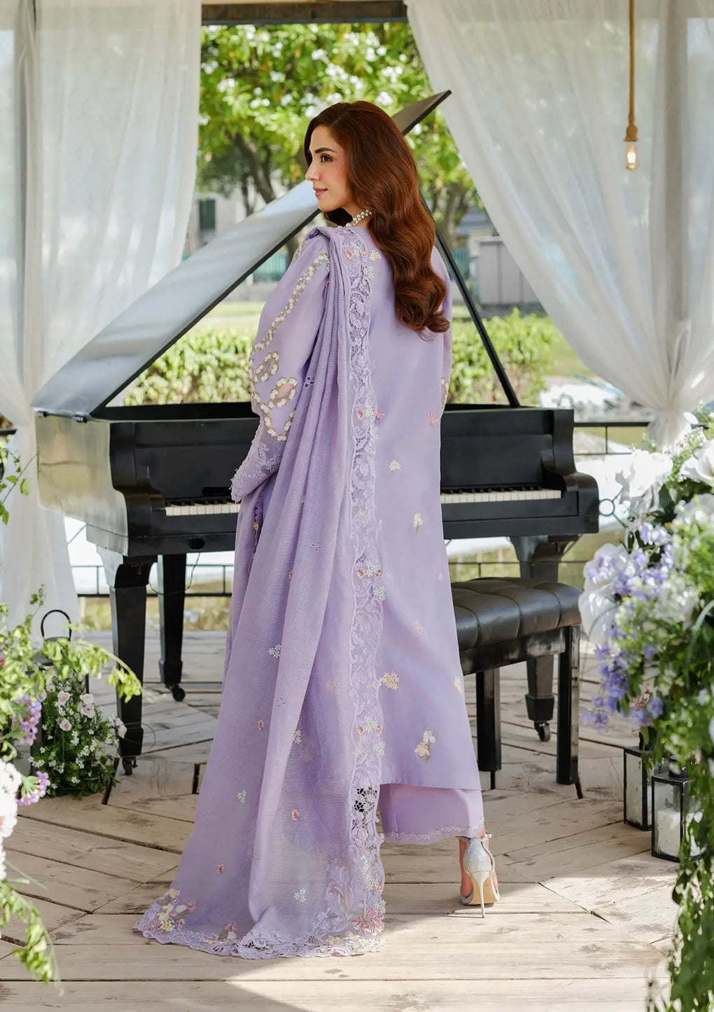 Elaf Premium | Luxury Lawn 25 | ELH-3A PARIS HUES XS Lavender Lawn