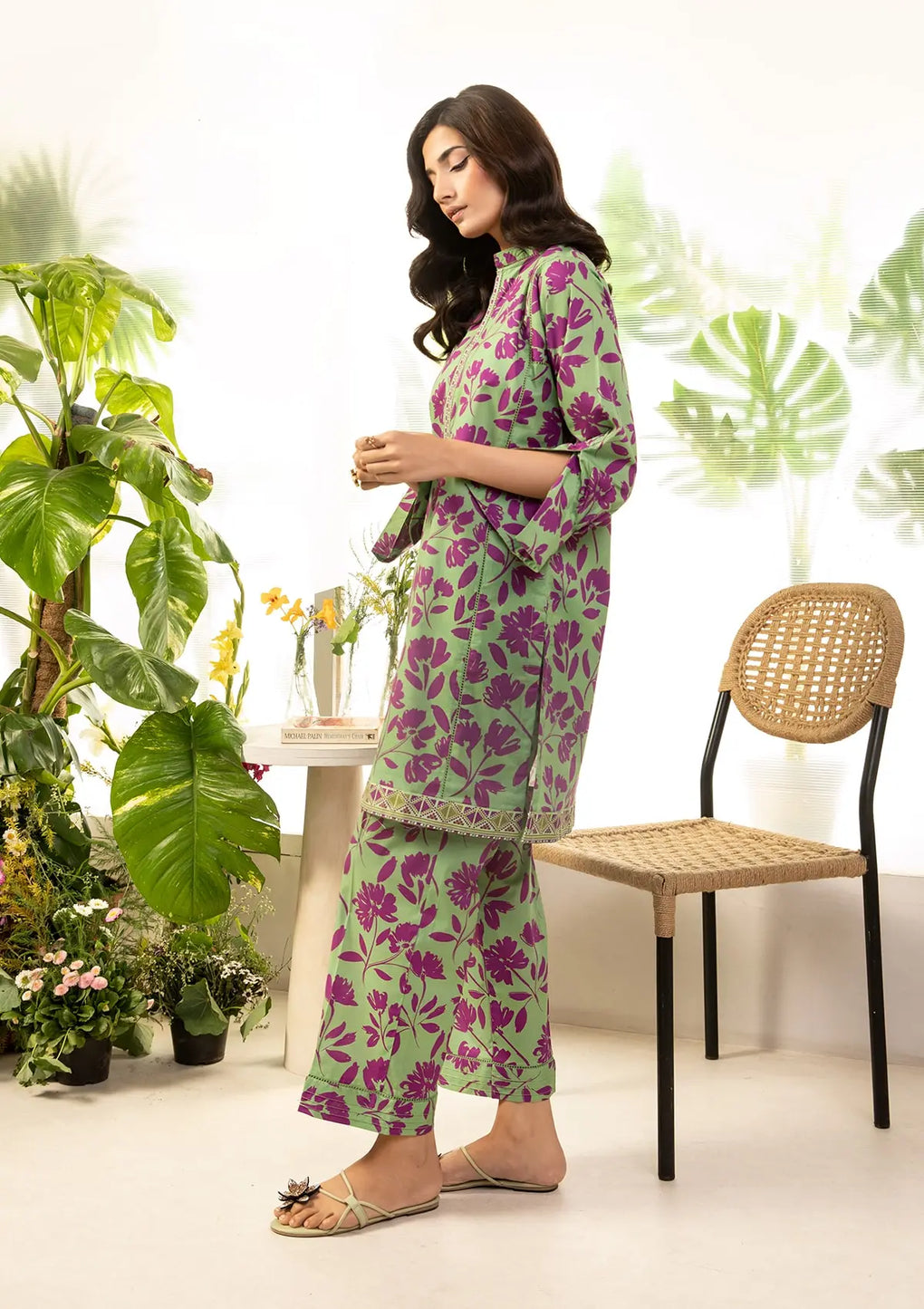Elaf Premium | Pret 25 | EPT-07 KOA M Pistachio Lawn