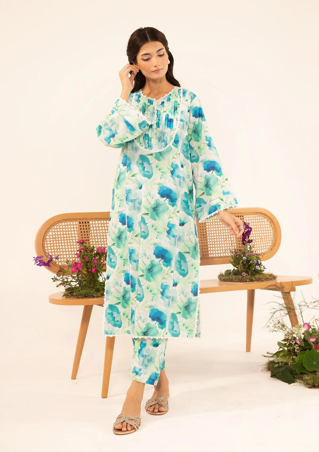 Elaf Premium | Pret 25 | EPT-8B RAME S Off White Lawn