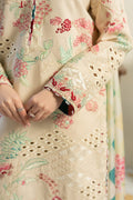 Maryum N Maria | Luxury Lawn 25 | AEISHA - MS50109 L Ivory Lawn