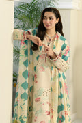 Maryum N Maria | Luxury Lawn 25 | AEISHA - MS50109 M Ivory Lawn
