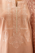 Maryum N Maria | Luxury Lawn 25 | AFRA - MS50114 M Nude Peach Lawn
