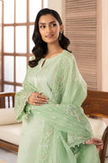 Maryum N Maria | Luxury Lawn 25 | AZAL - MS50116 L Mint Green Lawn