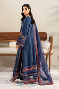 Maryum N Maria | Luxury Lawn 25 | ARAYA - MS50124 S Navy Blue Lawn