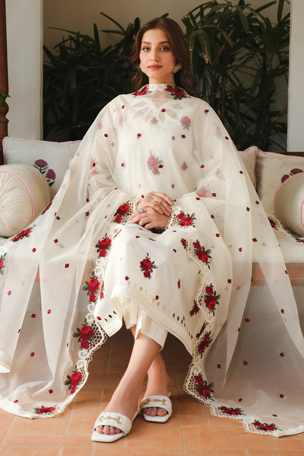 Baroque | Luxury Pret 24 | LAWN UF-647 - Pakistani Designer Dress - by Baroque | Type: Luxury - 100% Original at Saira Sultan