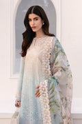 Baroque | Eid Printique | EMBROIDERED PRINTED LAWN UF-4185 L Pale Aqua Lawn