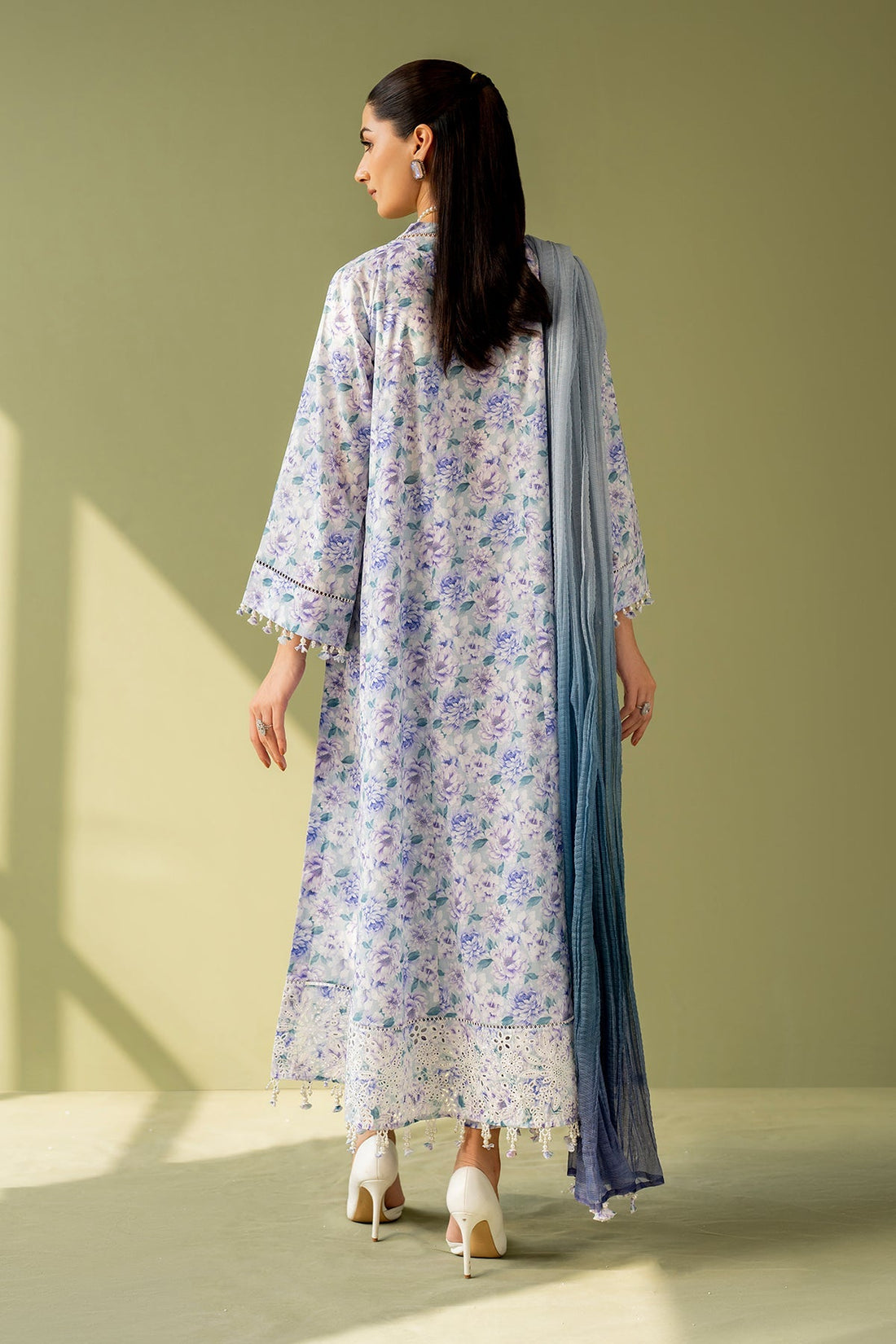 Baroque | Eid Printique | EMBROIDERED PRINTED LAWN UF-4167 XS Lawn Light Blue