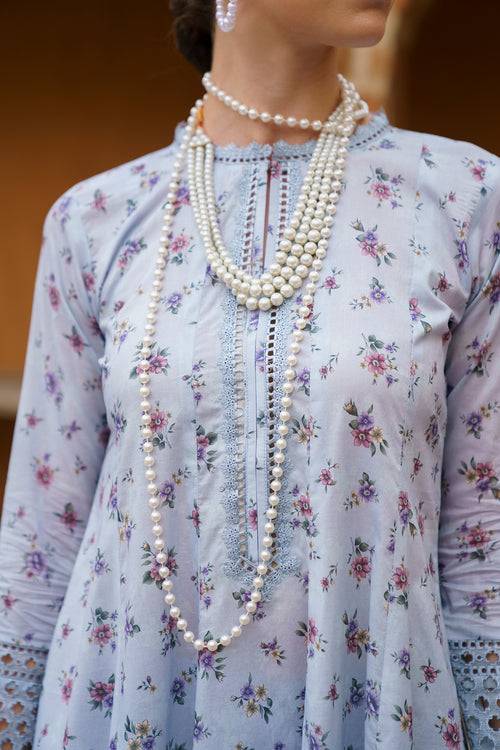 Baroque | Luxury Pret 24 | LAWN UF-589 - Pakistani Designer Dress - by Baroque | Type: Luxury - 100% Original at Saira Sultan