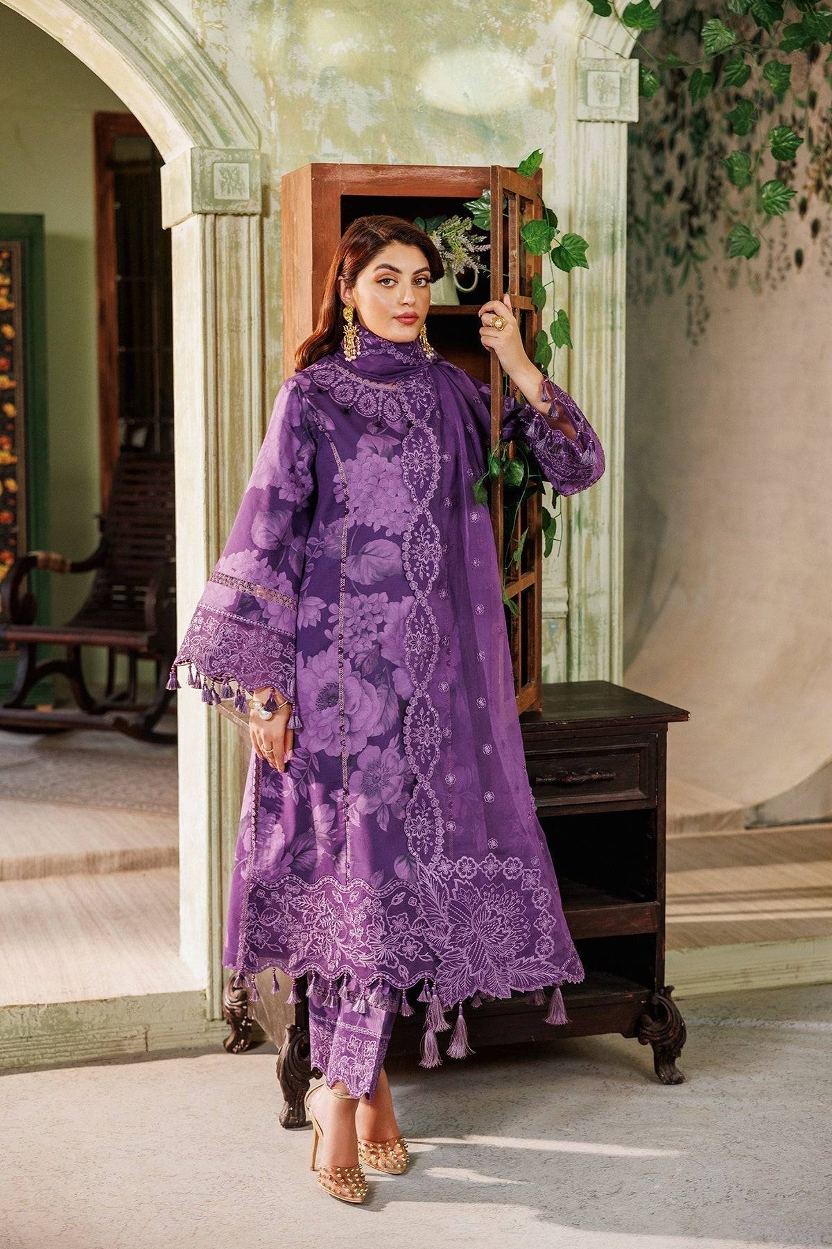 Alizeh | Maahi Vol 2 | AF-EPL-7018-ZAUQ - Pakistani Designer Dress - by Alizeh | Type: Luxury - 100% Original at Saira Sultan