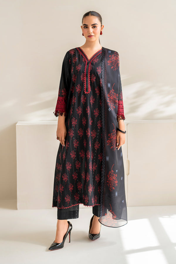 Baroque | Luxury Pret 24 | LAWN UF-675 - Pakistani Designer Dress - by Baroque | Type: Luxury - 100% Original at Saira Sultan