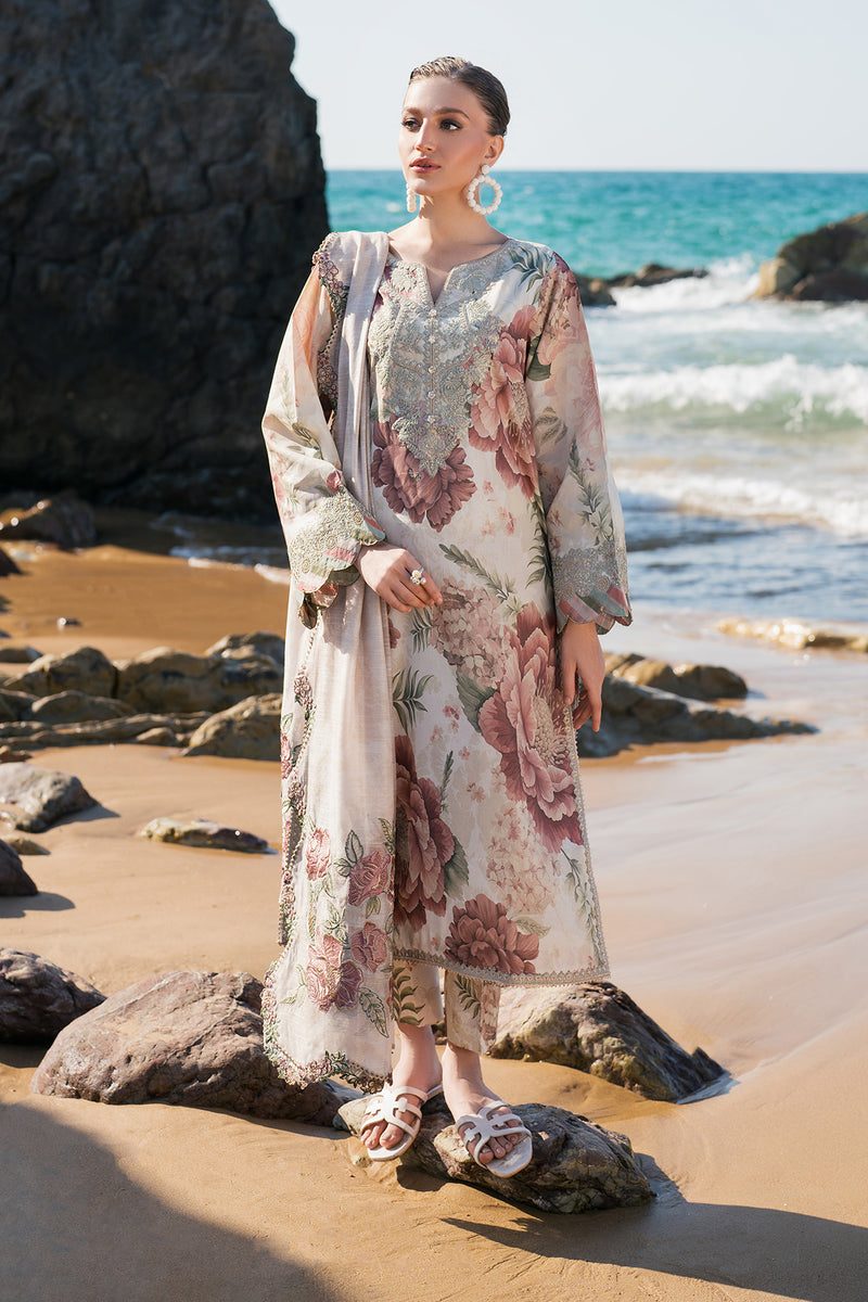 Baroque | Luxury Pret 25 | UF-4123 XS Off White Lawn