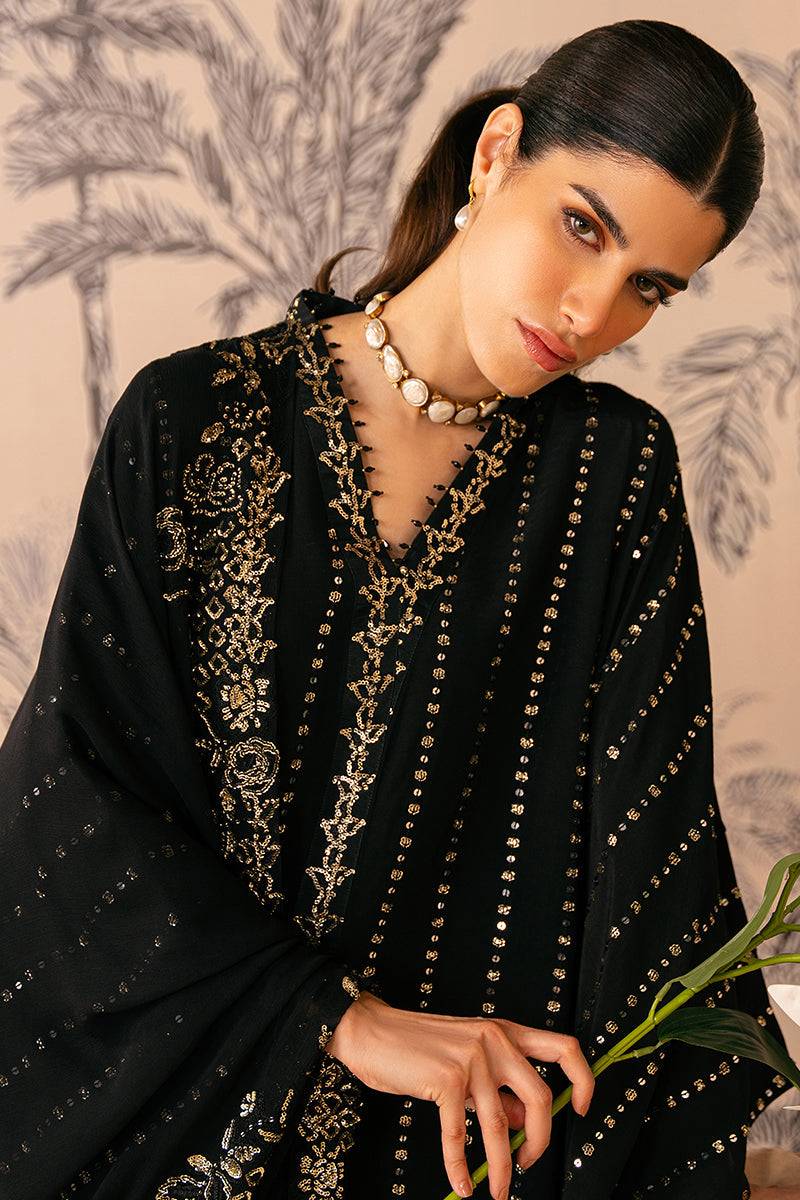 Cross Stitch | Luxe Atelier 24 | MYSTIC RAVEN - Pakistani Designer Dress - by Cross Stitch | Type: Luxury - 100% Original at Saira Sultan