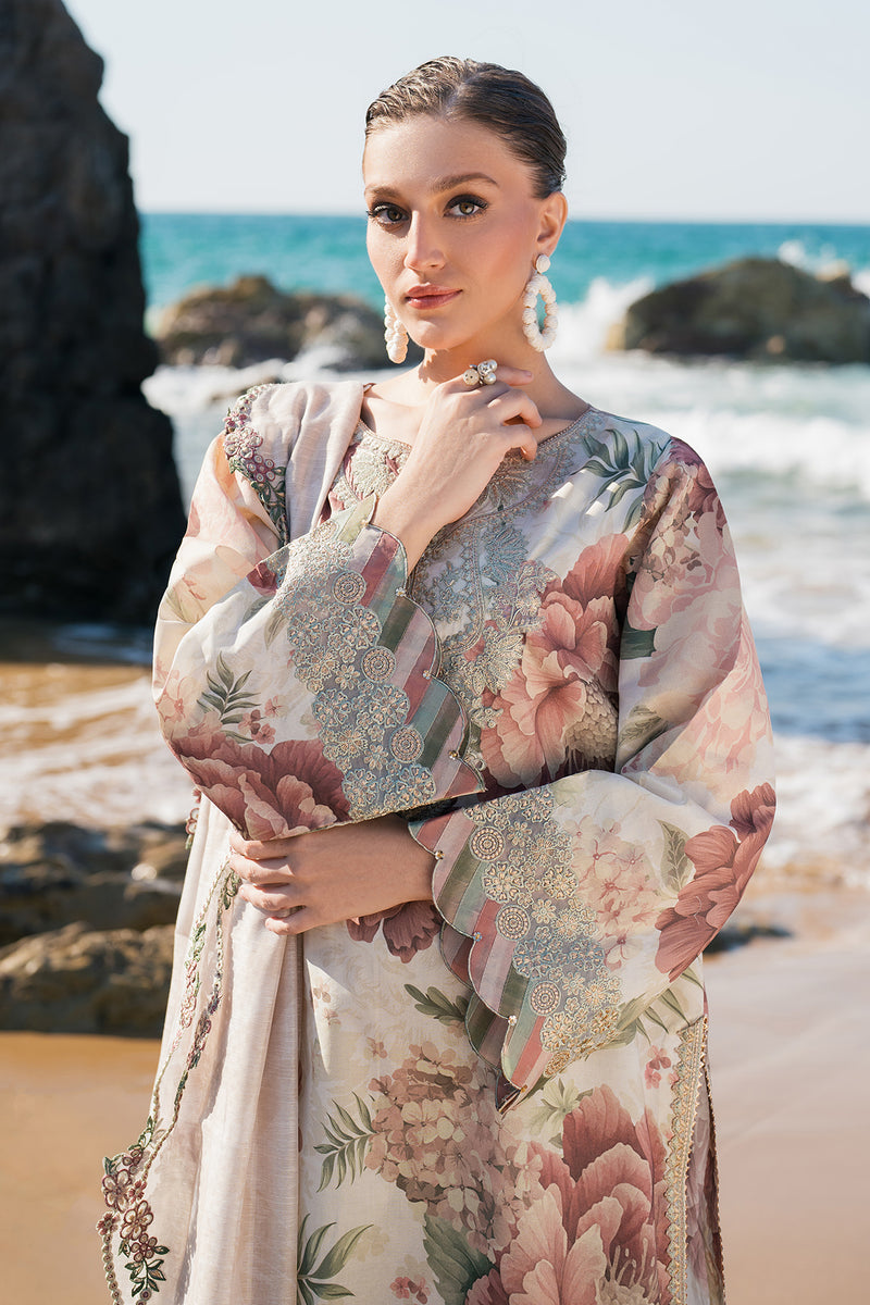 Baroque | Luxury Pret 25 | UF-4123 M Off White Lawn