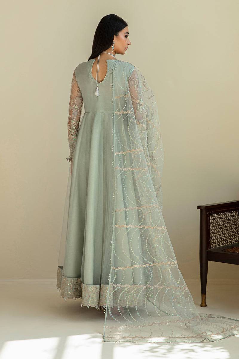 Baroque | Luxury Pret 24 | NET UF-627 - Pakistani Designer Dress - by Baroque | Type: Luxury - 100% Original at Saira Sultan