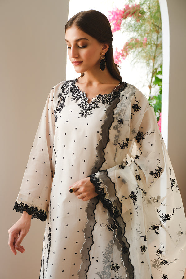 Baroque | Luxury Pret 24 | LAWN UF-649 - Pakistani Designer Dress - by Baroque | Type: Luxury - 100% Original at Saira Sultan