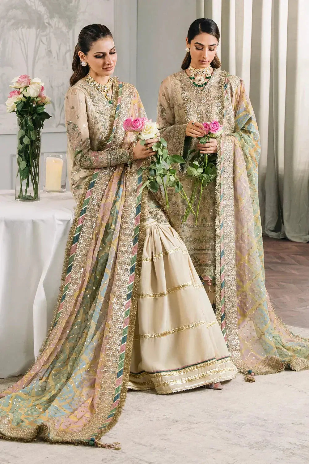 Baroque | Chantelle Embroidered Collection | CH12-04 - Pakistani Designer Dress - by Baroque | Type: Bridal - 100% Original at Saira Sultan