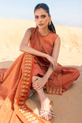 Cross Stitch | Eid Lawn 24 | RUSSET DUSK - Pakistani Designer Dress - by Cross Stitch | Type: Luxury - 100% Original at Saira Sultan